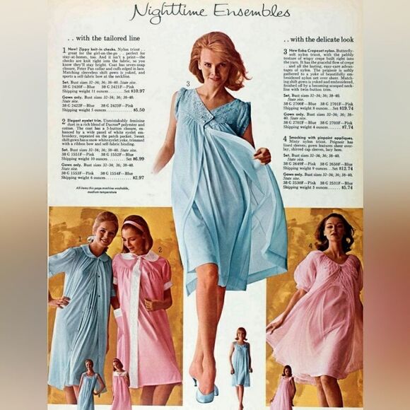 Vintage 60s Butter Yellow Chiffon Robe from Gossard Artemis - Picture 11 of 12